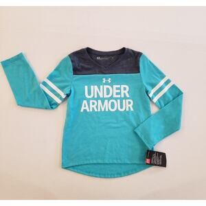 NWT Under Armour Girls Long Sleeve Tee Size 5